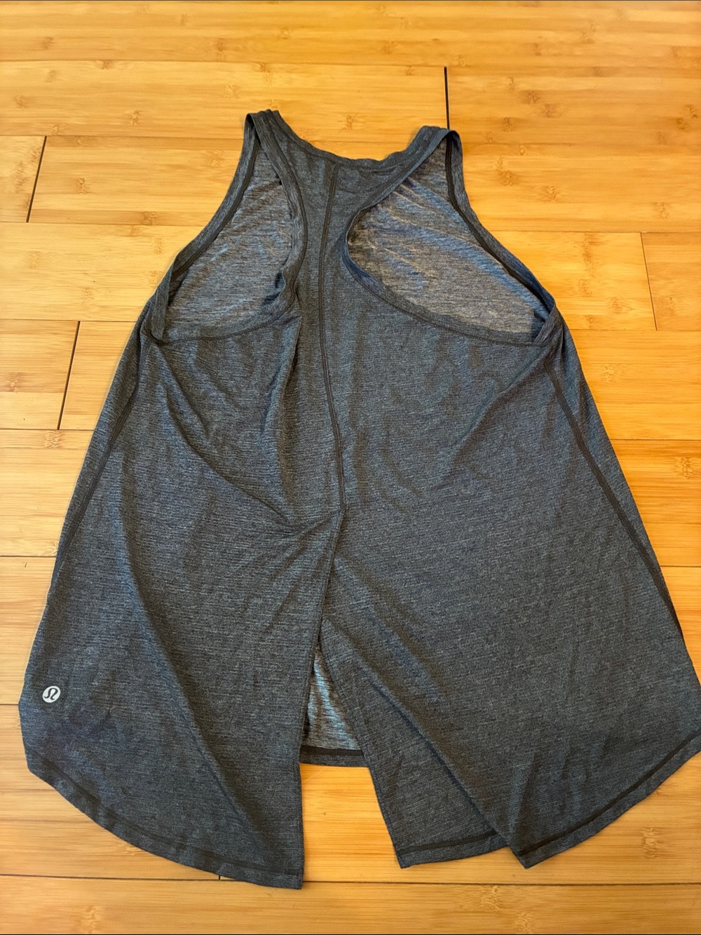 lululemon athletica Dark Gray Racerback Split-Back Tank